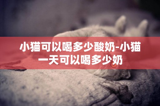 小貓可以喝多少酸奶-小貓一天可以喝多少奶