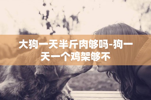 大狗一天半斤肉夠嗎-狗一天一個雞架夠不