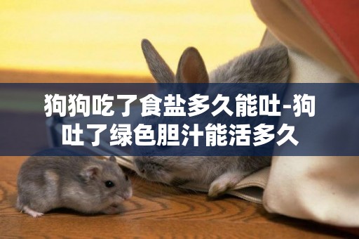 狗狗吃了食鹽多久能吐-狗吐了綠色膽汁能活多久