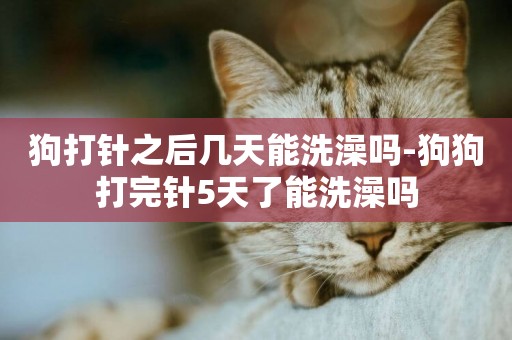 狗打針之后幾天能洗澡嗎-狗狗打完針5天了能洗澡嗎