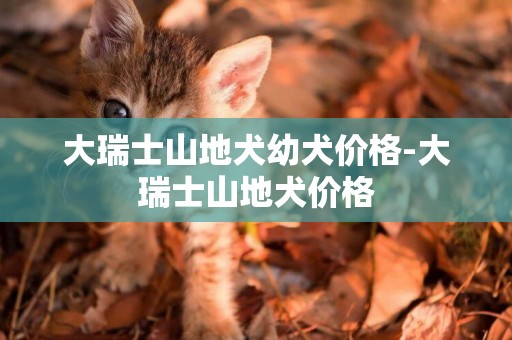 大瑞士山地犬幼犬價格-大瑞士山地犬價格