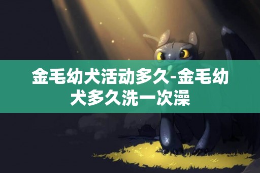 金毛幼犬活動多久-金毛幼犬多久洗一次澡