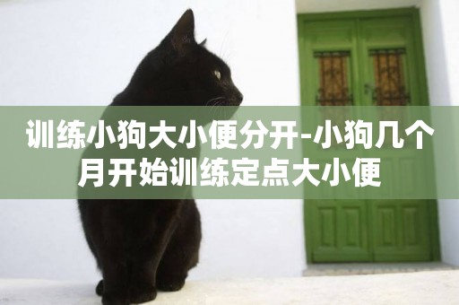訓練小狗大小便分開-小狗幾個月開始訓練定點大小便