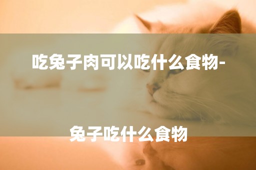 吃兔子肉可以吃什么食物-
兔子吃什么食物
