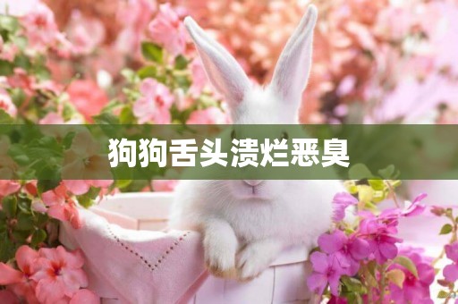 狗狗舌頭潰爛惡臭