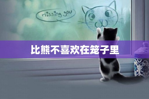 比熊不喜歡在籠子里