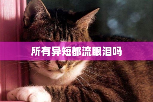 所有異短都流眼淚嗎
