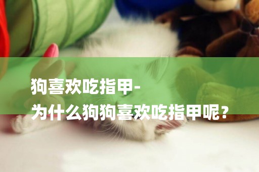 狗喜歡吃指甲-
為什么狗狗喜歡吃指甲呢？