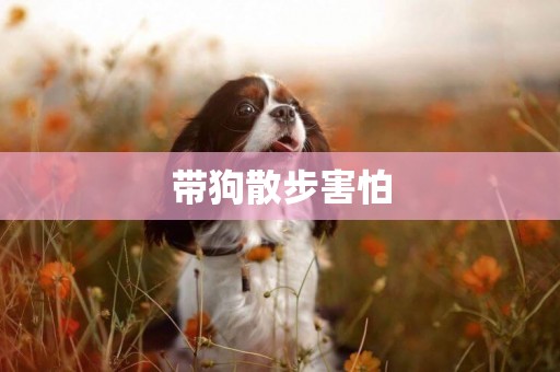 帶狗散步害怕