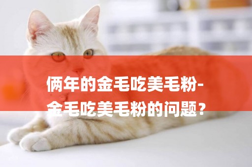 倆年的金毛吃美毛粉-
金毛吃美毛粉的問題？