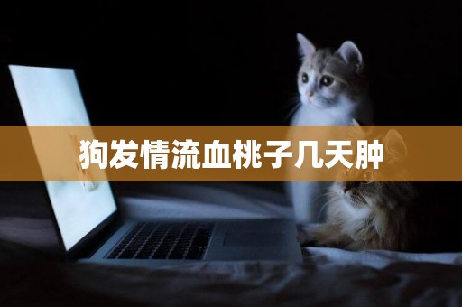 狗發情流血桃子幾天腫