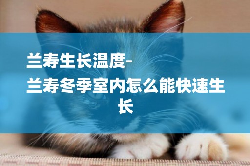 蘭壽生長溫度-
蘭壽冬季室內怎么能快速生長