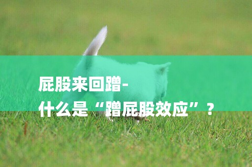 屁股來回蹭-
什么是“蹭屁股效應”？
