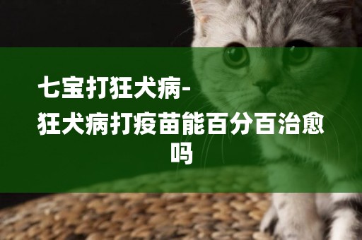 七寶打狂犬病-
狂犬病打疫苗能百分百治愈嗎