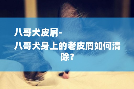 八哥犬皮屑-
八哥犬身上的老皮屑如何清除？