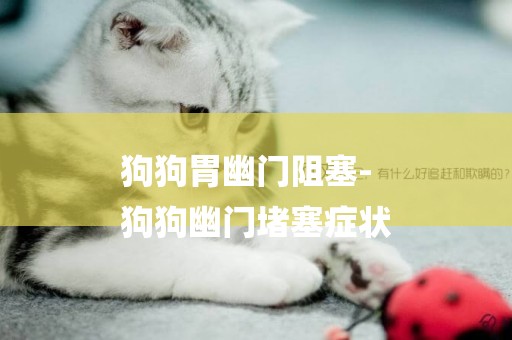 狗狗胃幽門阻塞-
狗狗幽門堵塞癥狀