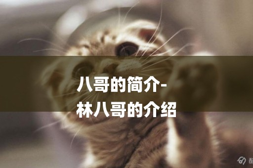 八哥的簡介-
林八哥的介紹