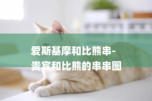 愛斯基摩和比熊串-
貴賓和比熊的串串圖