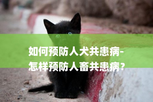 如何預防人犬共患病-
怎樣預防人畜共患病？