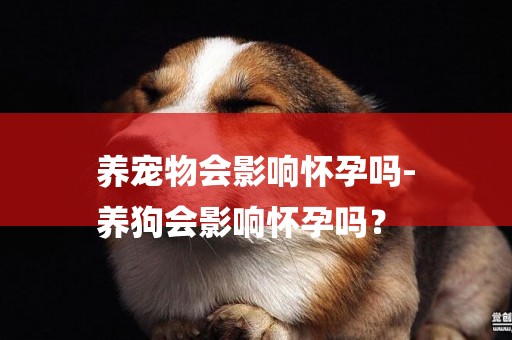 養寵物會影響懷孕嗎-
養狗會影響懷孕嗎？