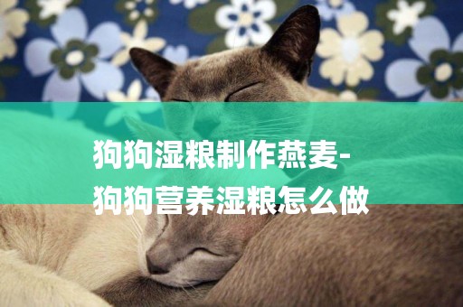 狗狗濕糧制作燕麥-
狗狗營養濕糧怎么做