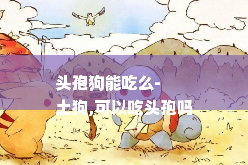 頭孢狗能吃么-
土狗,可以吃頭孢嗎