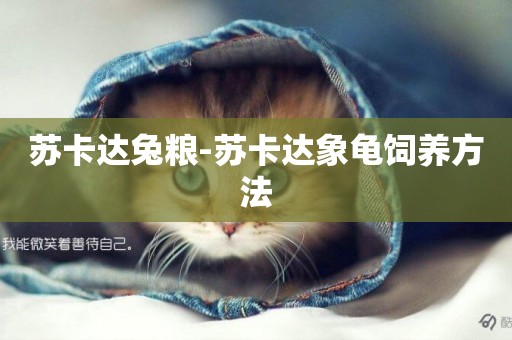 蘇卡達兔糧-蘇卡達象龜飼養方法