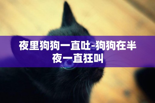 夜里狗狗一直吐-狗狗在半夜一直狂叫