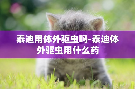 泰迪用體外驅蟲嗎-泰迪體外驅蟲用什么藥