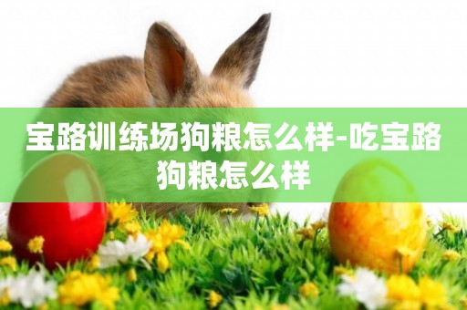 寶路訓練場狗糧怎么樣-吃寶路狗糧怎么樣
