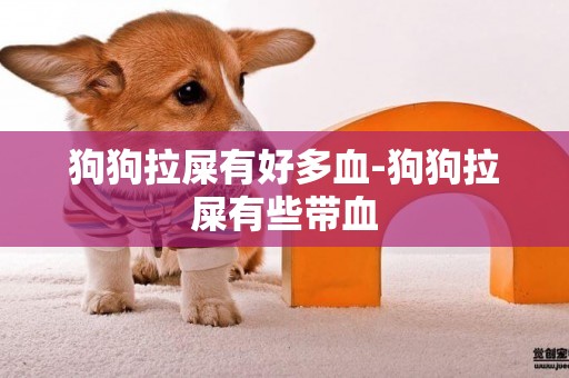 狗狗拉屎有好多血-狗狗拉屎有些帶血
