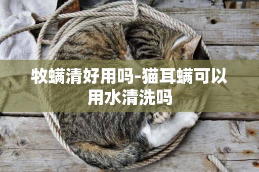 牧螨清好用嗎-貓耳螨可以用水清洗嗎