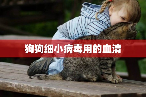 狗狗細小病毒用的血清