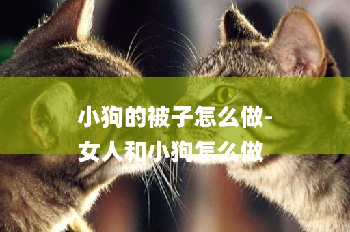 小狗的被子怎么做-
女人和小狗怎么做