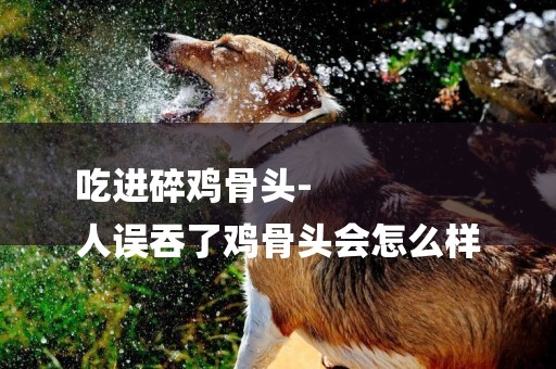 吃進碎雞骨頭-
人誤吞了雞骨頭會怎么樣