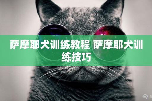 薩摩耶犬訓練教程 薩摩耶犬訓練技巧