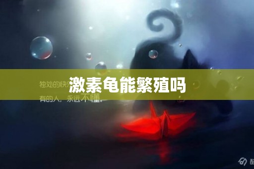 激素龜能繁殖嗎