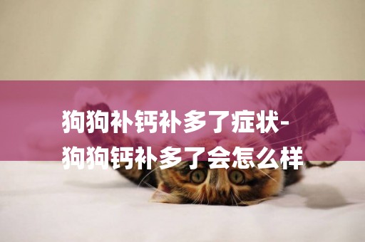 狗狗補鈣補多了癥狀-
狗狗鈣補多了會怎么樣