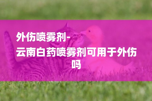 外傷噴霧劑-
云南白藥噴霧劑可用于外傷嗎