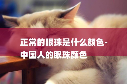 正常的眼珠是什么顏色-
中國人的眼珠顏色