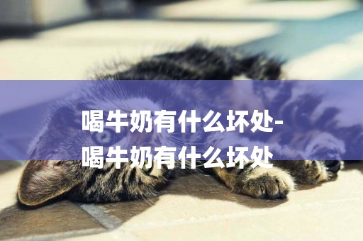 喝牛奶有什么壞處-
喝牛奶有什么壞處