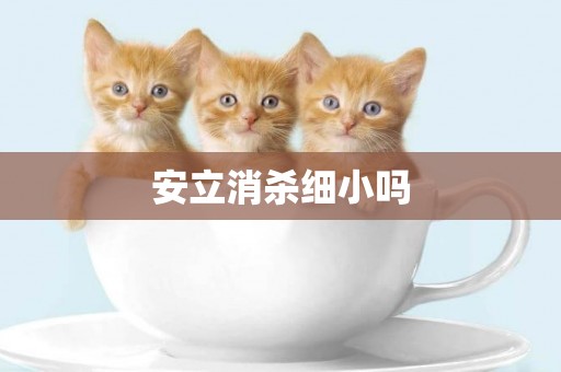安立消殺細小嗎