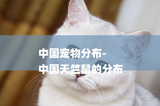 中國寵物分布-
中國天竺鼠的分布