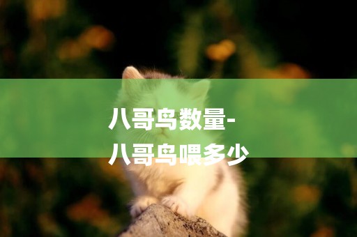八哥鳥數量-
八哥鳥喂多少