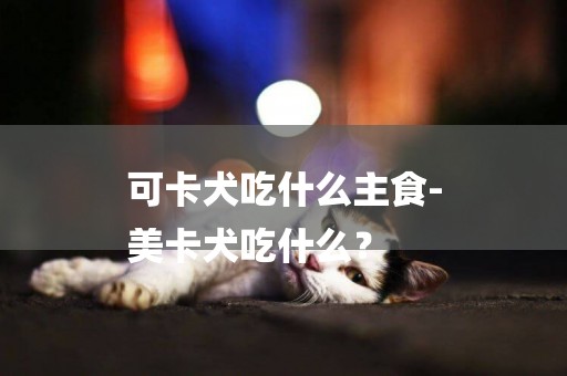可卡犬吃什么主食-
美卡犬吃什么？