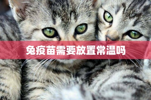 兔疫苗需要放置常溫嗎