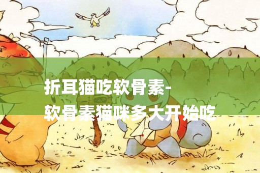 折耳貓吃軟骨素-
軟骨素貓咪多大開始吃
