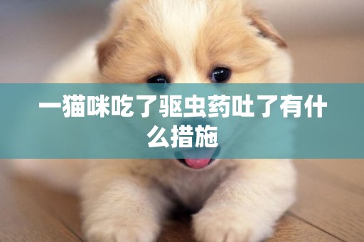 一貓咪吃了驅蟲藥吐了有什么措施