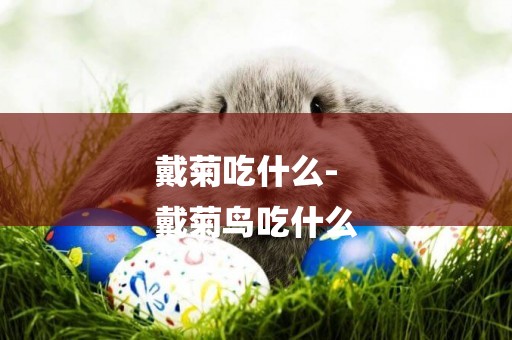 戴菊吃什么-
戴菊鳥吃什么