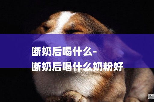 斷奶后喝什么-
斷奶后喝什么奶粉好